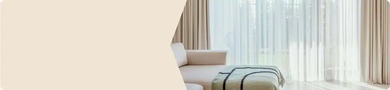 الستائر القماشية Desktop Banner