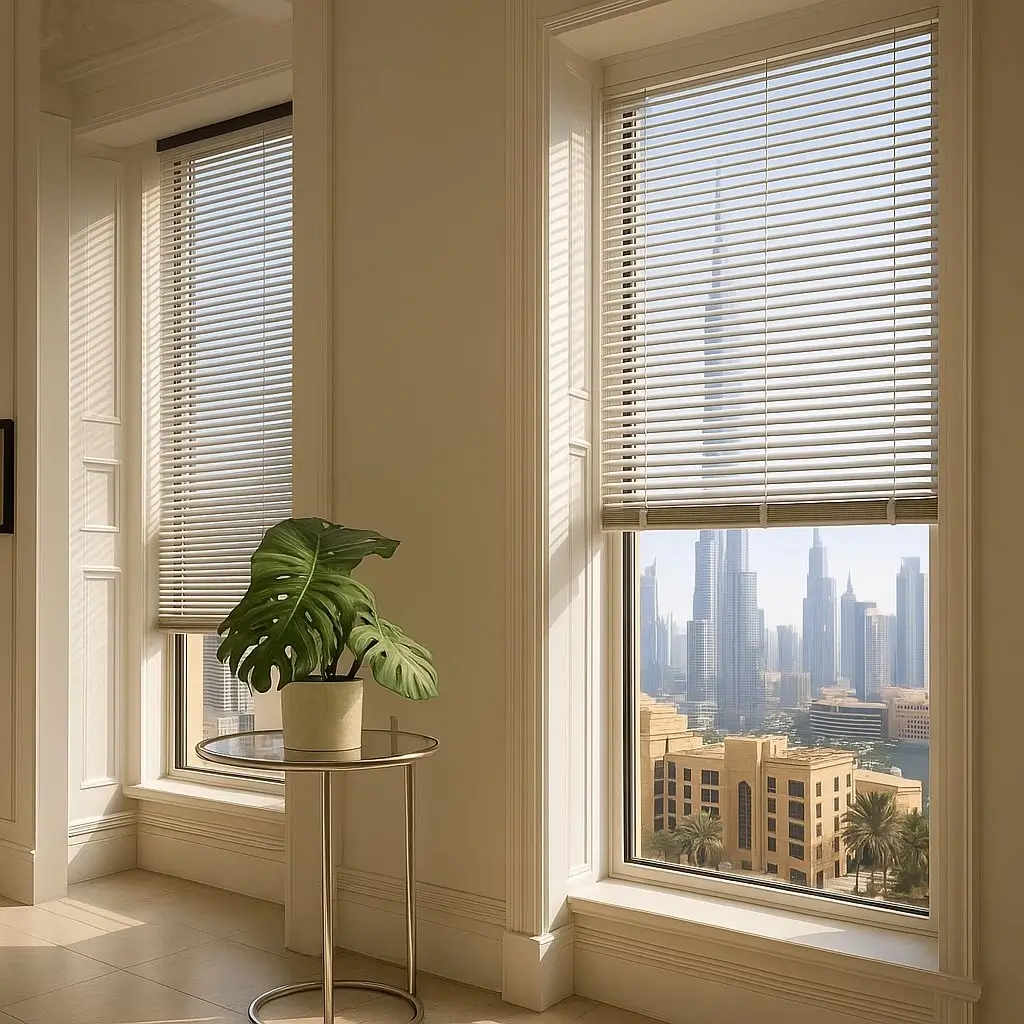 Aluminium Venetian Blinds – Clean Lines and Light Control for UAE Homes