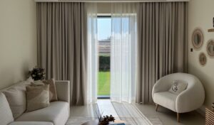 living room blackout curtains dubai