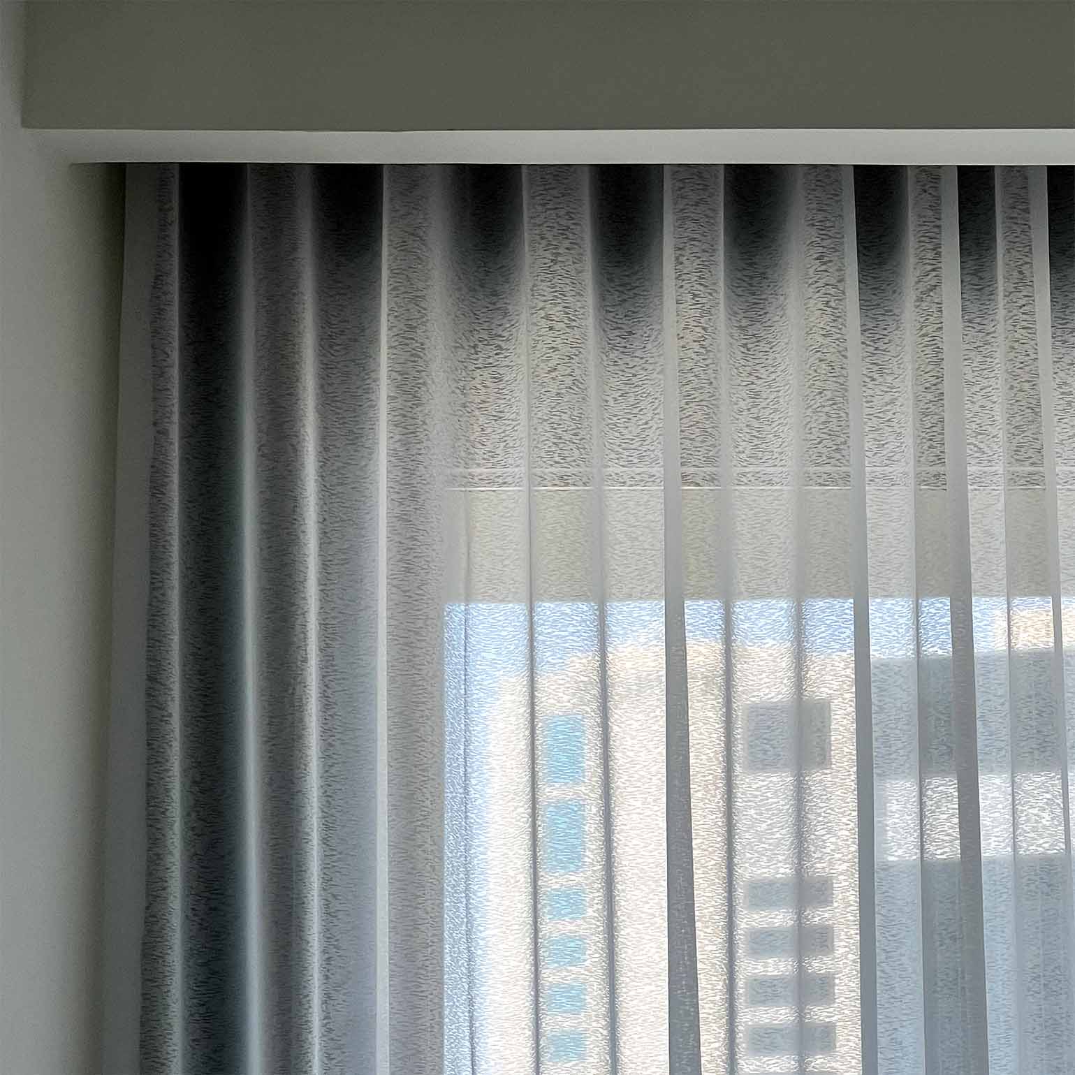 Wave Style Premium Sheer without track