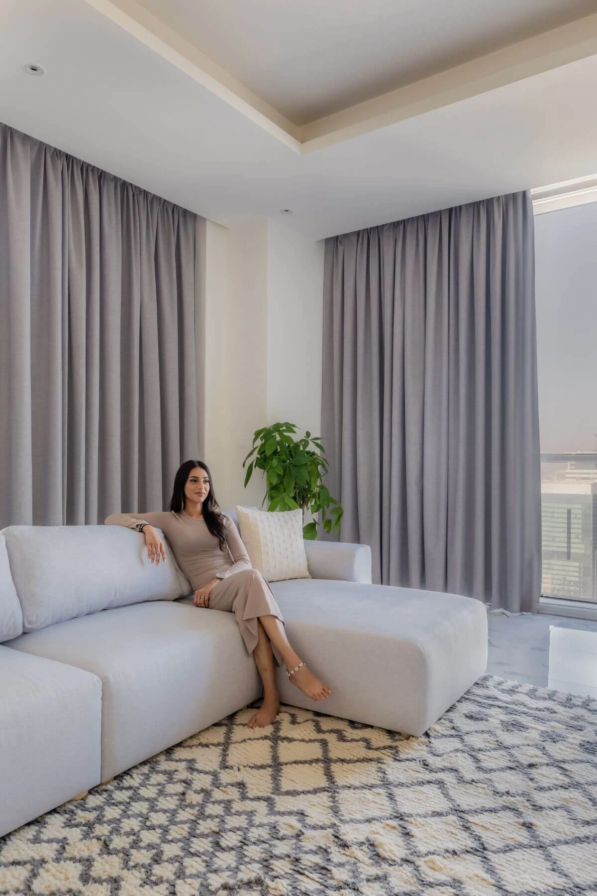 Blackout Curtains for Peace, Privacy, and Dubai Sun Control